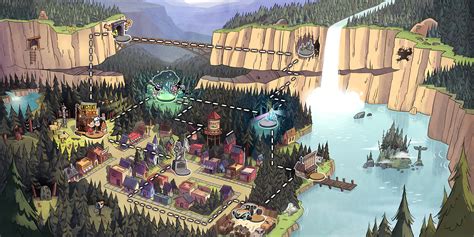 map gravity falls|More.